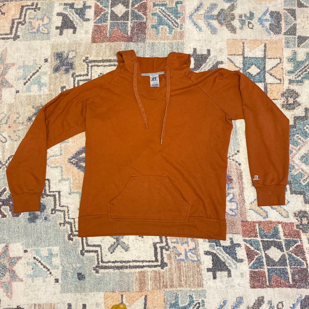 burnt orange russel hoodie